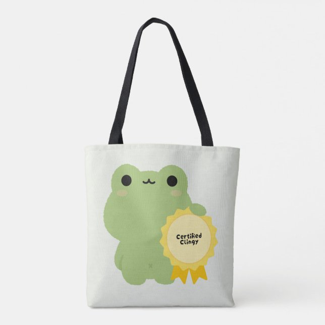 Bolsa Tote Sapo Grudento Certificado (Verso)