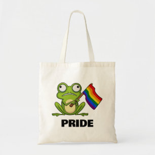 Bolsa Tote Sapo LGBT Com Bandeira do Orgulho