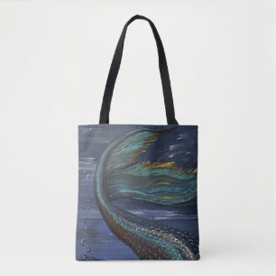Bolsa Tote Sapo Marinho de Cauda Azul