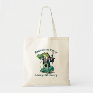 Bolsa Tote Sapo Sarcástico Às Vezes Chique Sempre Shmique