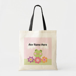 Bolsa Tote Sapo tropical personalizado com barra de ferrament