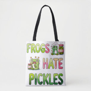 Bolsa Tote Sapos Odeiam Picles