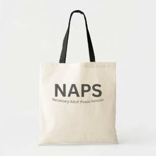 Bolsa Tote SAPS — Sessão de Paz Necessária para Adultos Engra