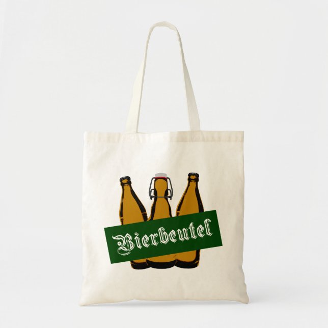 Bolsa Tote Saquinho de cerveja (Frente)