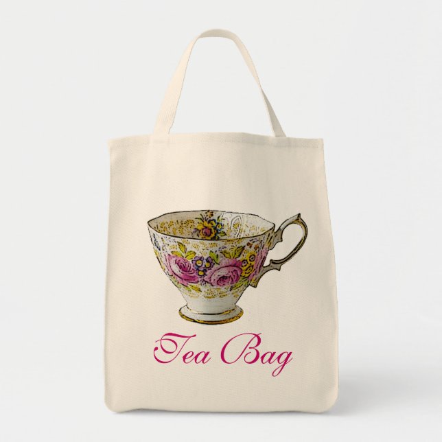Bolsa Tote Saquinho de chá (Frente)