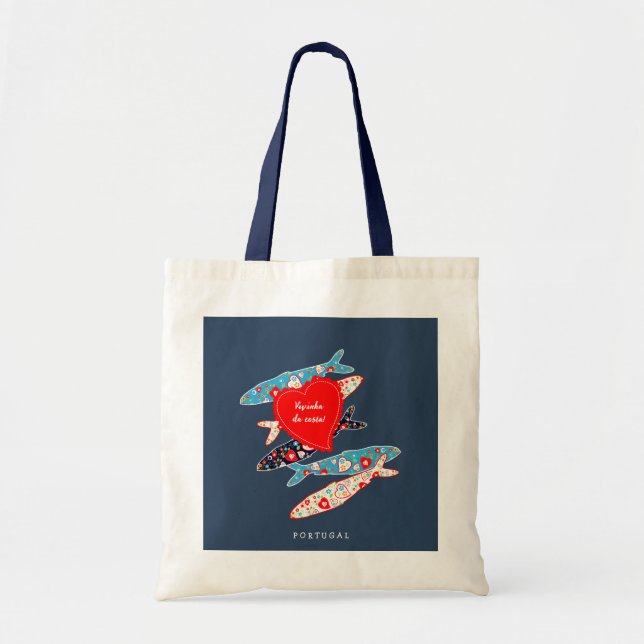 Bolsa Tote Sardinha portuguesa (Frente)