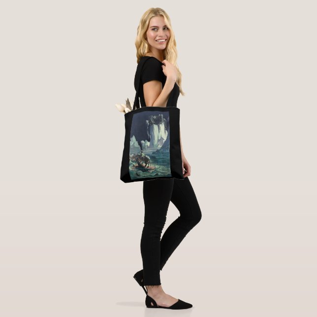 Bolsa Tote Sargasso Sea Grim Reaper e Naufrágio do Titanic (No(a) Modelo)