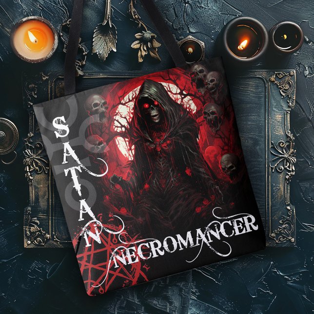 Bolsa Tote Satan Necromante (Criador carregado)