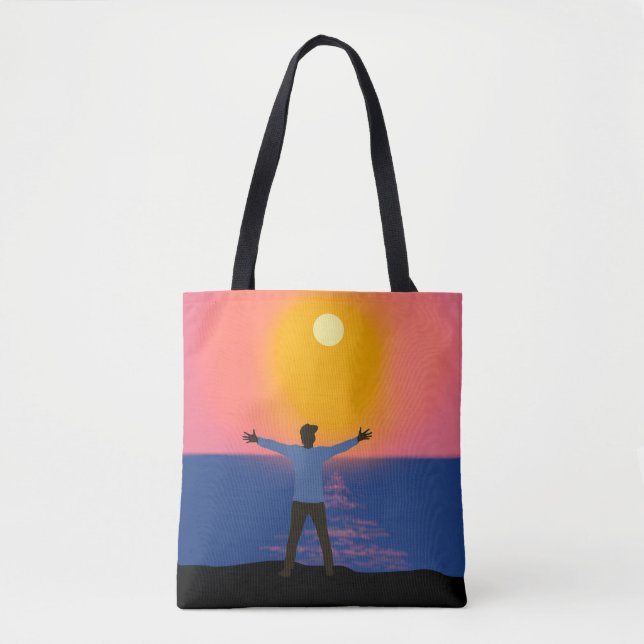 Bolsa Tote Saudação ao Sol (Frente)