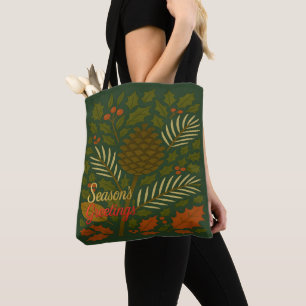 Bolsa Tote Saudações da Estação do Equinox do outono