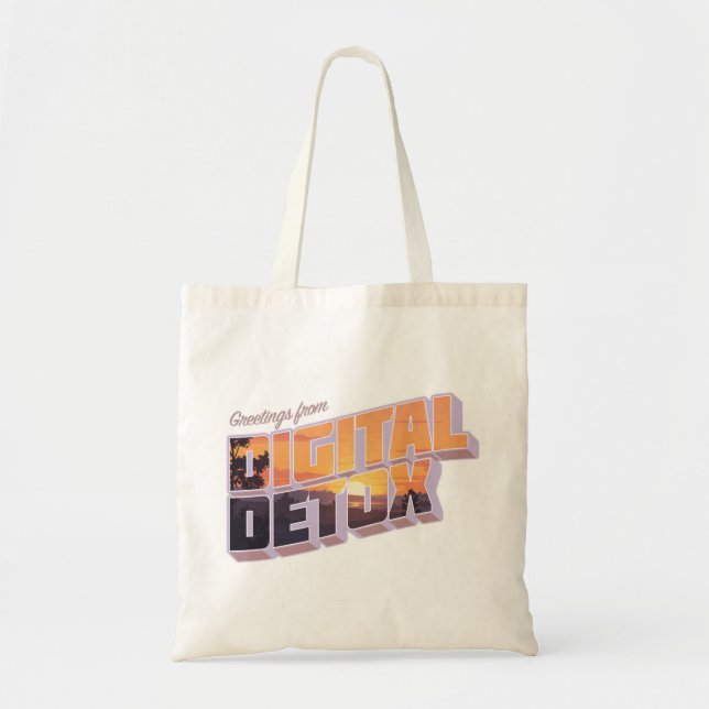 Bolsa Tote Saudações do Digital Detox (Frente)
