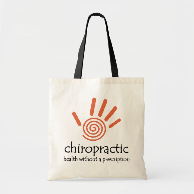 Bolsa Tote Saúde de Chiro sem sacola de Rx (Frente)