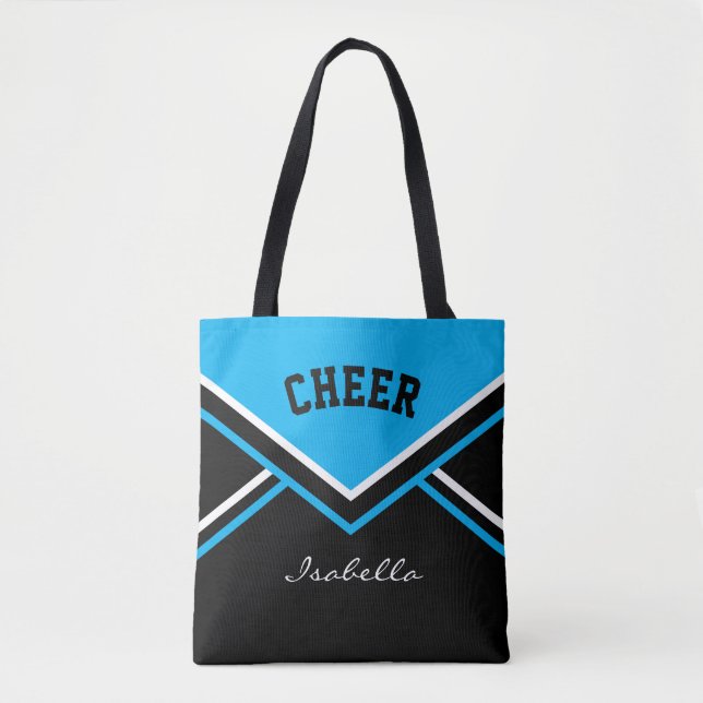 Bolsa Tote Saúde do Cheerleader Azul Chee (Frente)