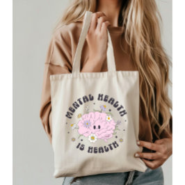 Bolsa Tote Saúde Mental é Retrato de Saúde