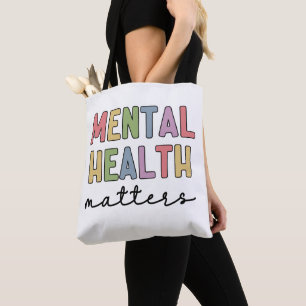 Bolsa Tote Saúde Mental Importa   Conscientização da Saúde Me