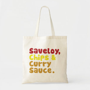 Bolsa Tote Saveloy, Chips e Molho Curry.