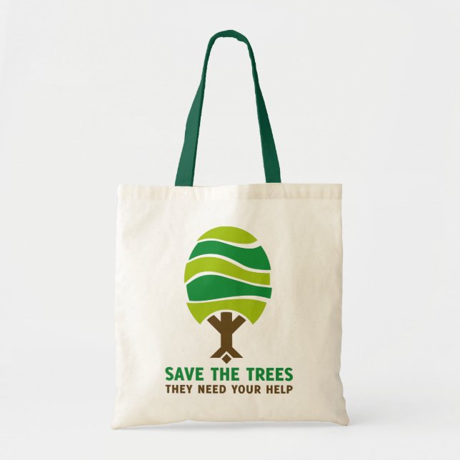Bolsa Tote Savethetrees (Frente)