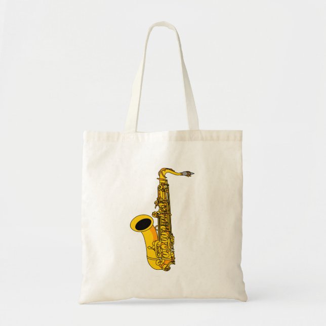 Bolsa Tote saxofone (Frente)