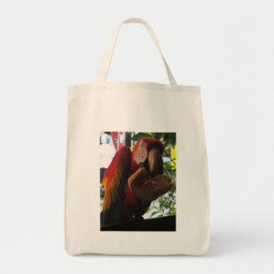 Bolsa Tote Scarlet Macaw Comendo Brinde