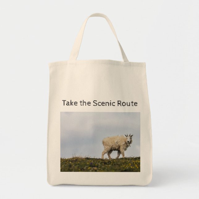 Bolsa Tote Scenic Route Goat (Frente)