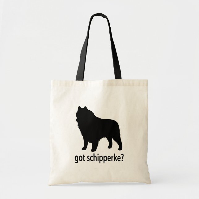 Bolsa Tote Schipperke obtido (Frente)