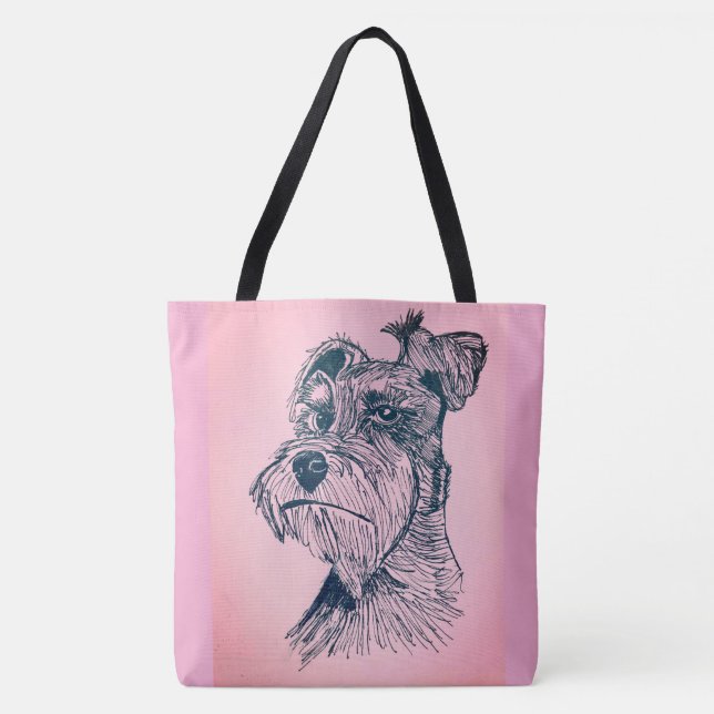 Bolsa Tote Schnauzer (Frente)
