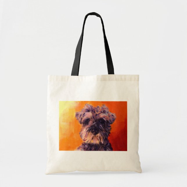 Bolsa Tote Schnauzer diminuto (Frente)
