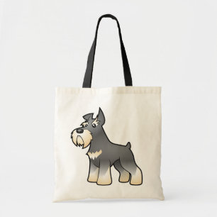 Bolsa Tote Schnauzer dos desenhos animados