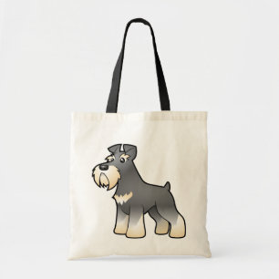 Bolsa Tote Schnauzer gigante/padrão/diminuto dos desenhos