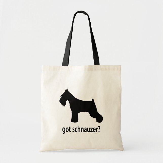 Bolsa Tote Schnauzer obtido (Frente)