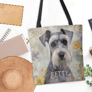 Bolsa Tote Schnauzer Personalizado