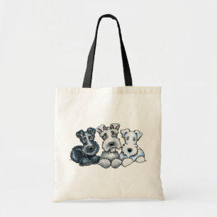 Bolsa Tote Schnauzers contínuos