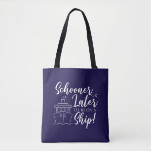 Bolsa Tote Schooner ou Lateral Náutico