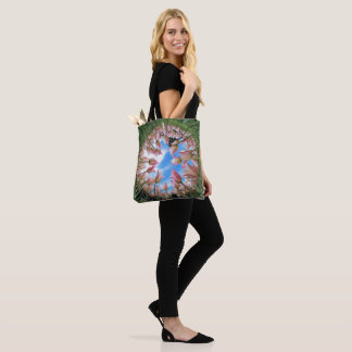 Bolsa Tote Schoudertas met tulpen motief