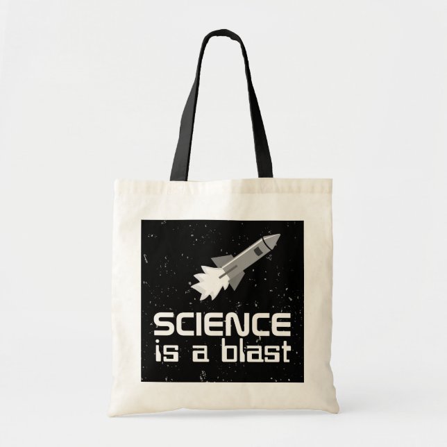 Bolsa Tote Science Tote Bag Rocket Science é um grande costum (Frente)