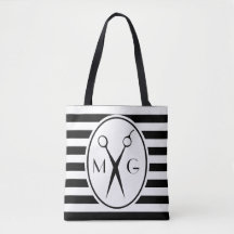 Scissor a barbearia do cabeleireiro das iniciais