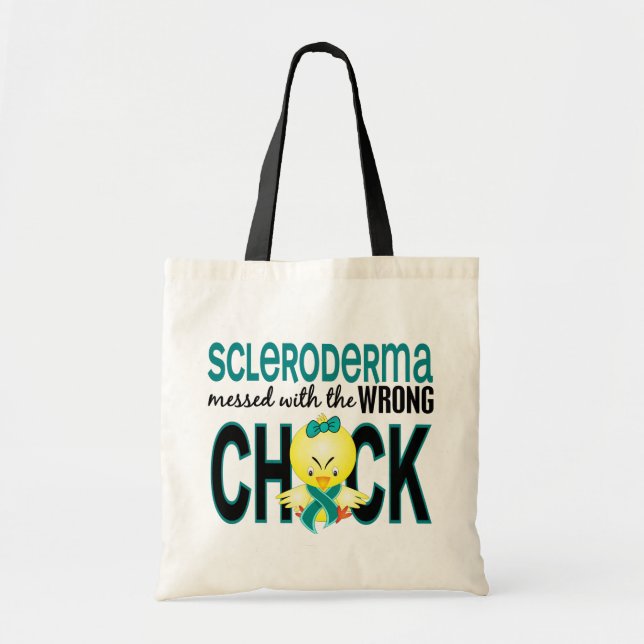 Bolsa Tote Scleroderma sujado com pintinho errado (Frente)