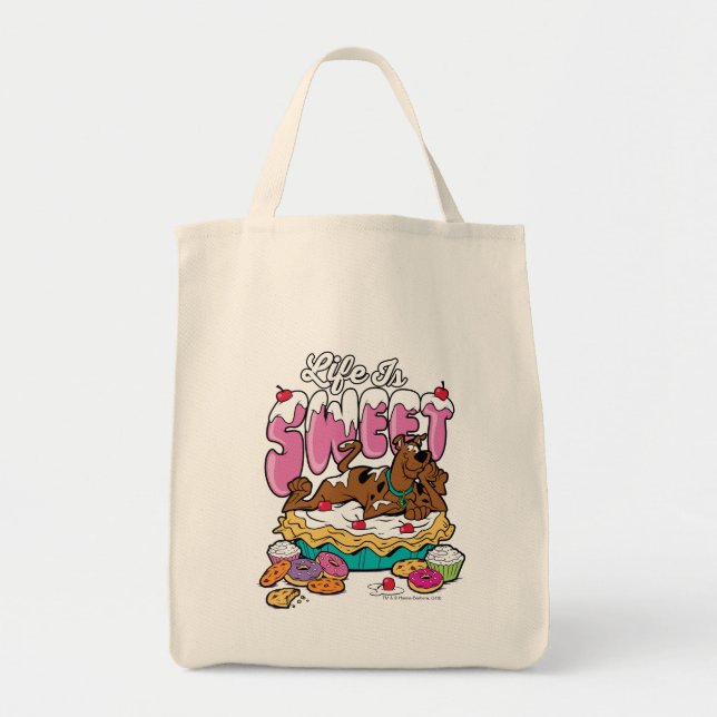 Bolsa Tote Scooby-Doo "A Vida É Doce" (Frente)