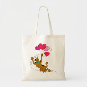 Bolsa Tote Scooby Doo - balões do coração