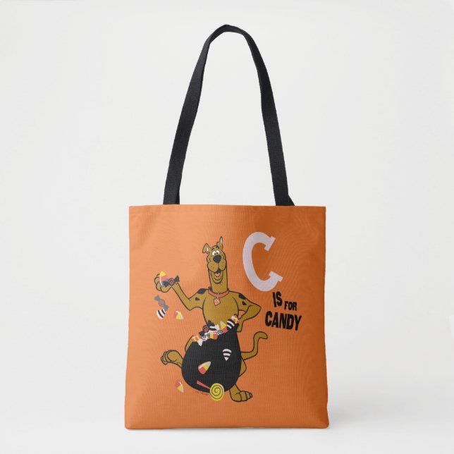 Bolsa Tote Scooby-Doo | C é destinado ao doce (Frente)