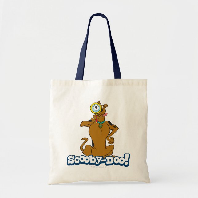 Bolsa Tote Scooby Doo Com Vidro De Ampliação (Frente)
