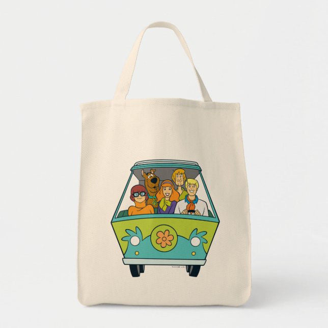 Bolsa Tote Scooby-Doo e a Máquina Misteriosa Gang (Frente)