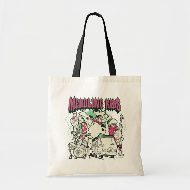 Bolsa Tote Scooby-Doo e Gang Meddling Kids Punk Banda (Frente)
