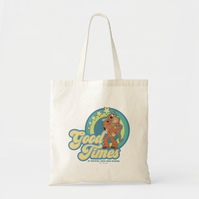 Bolsa Tote Scooby-Doo e Shaggy Good Times em Crystal Cove HS (Frente)