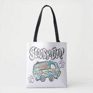 Bolsa Tote Scooby-Doo   Esboço da Máquina Misteriosa