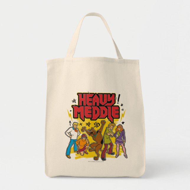 Bolsa Tote Scooby-Doo | Gráfico "Medalha Pesada" (Frente)