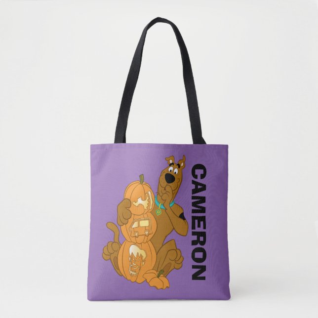 Bolsa Tote Scooby-Doo | Halloween Jack-O-Lanterna (Frente)