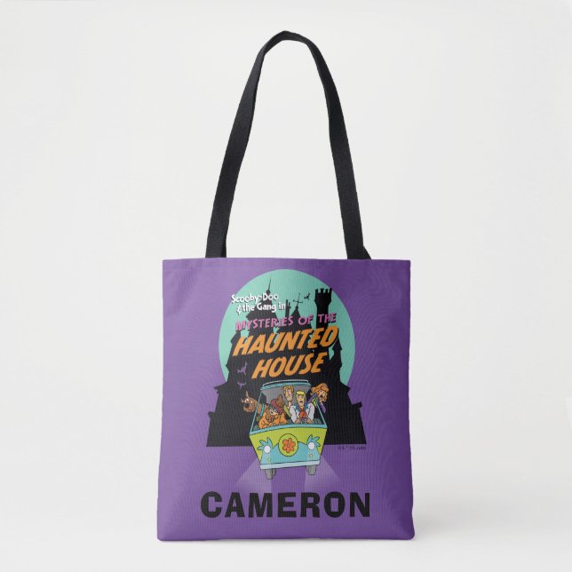 Bolsa Tote Scooby-Doo "Mistérios Da Casa Assombrada" (Frente)