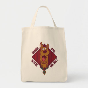 Bolsa Tote Scooby-Doo onde está você gráfico tribal