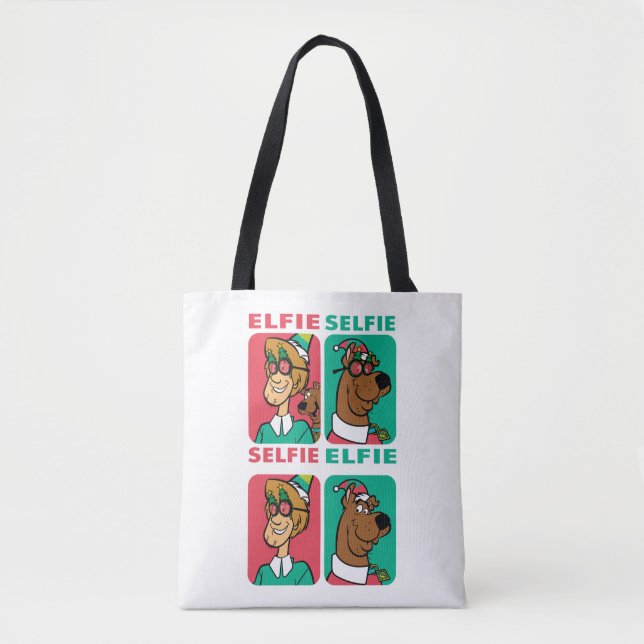 Bolsa Tote Scooby-Doo & Shaggy "Elfie Selfie" (Frente)